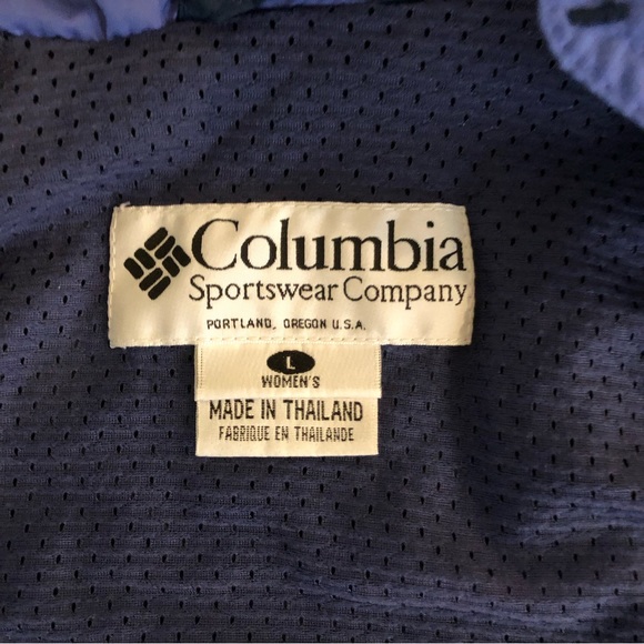Vintage Columbia Light wt jacket size L - Picture 6 of 10
